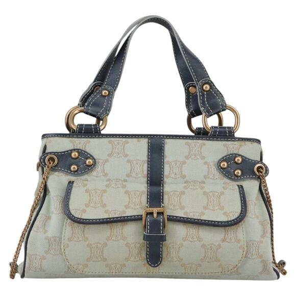 CELINE Paris Macadam Canvas Boogie Hand Bag Peppermint - Picture 2 of 13